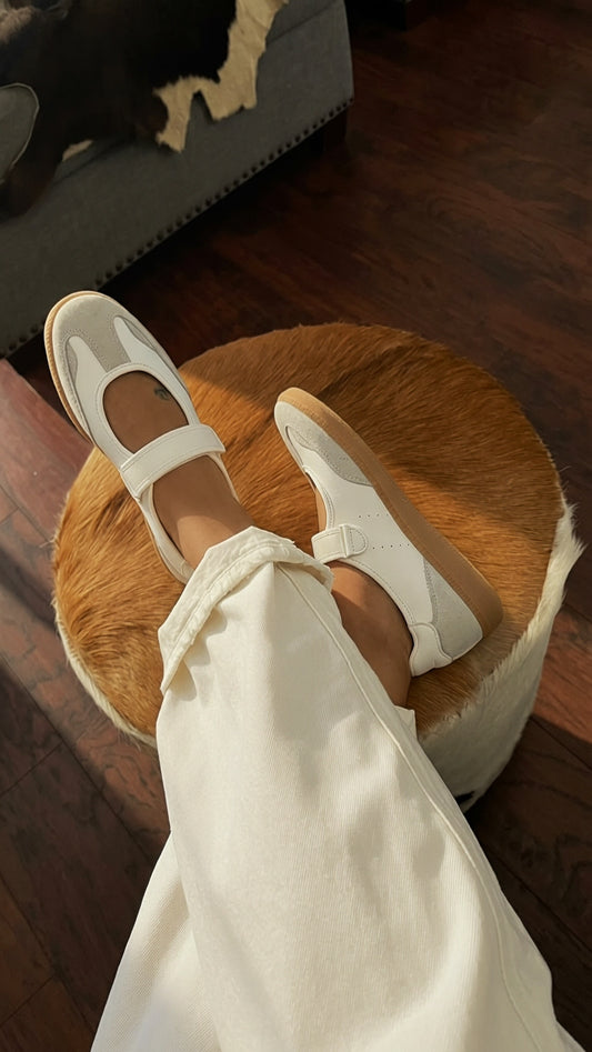 Mia Mary Jane Shoes-White