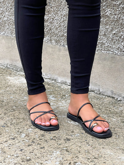 Milan Sandals-Black