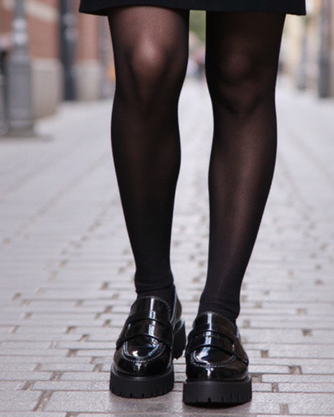 Boss Babe Platform Plain Loafers V-Black-[PRE-ORDER ONLY]