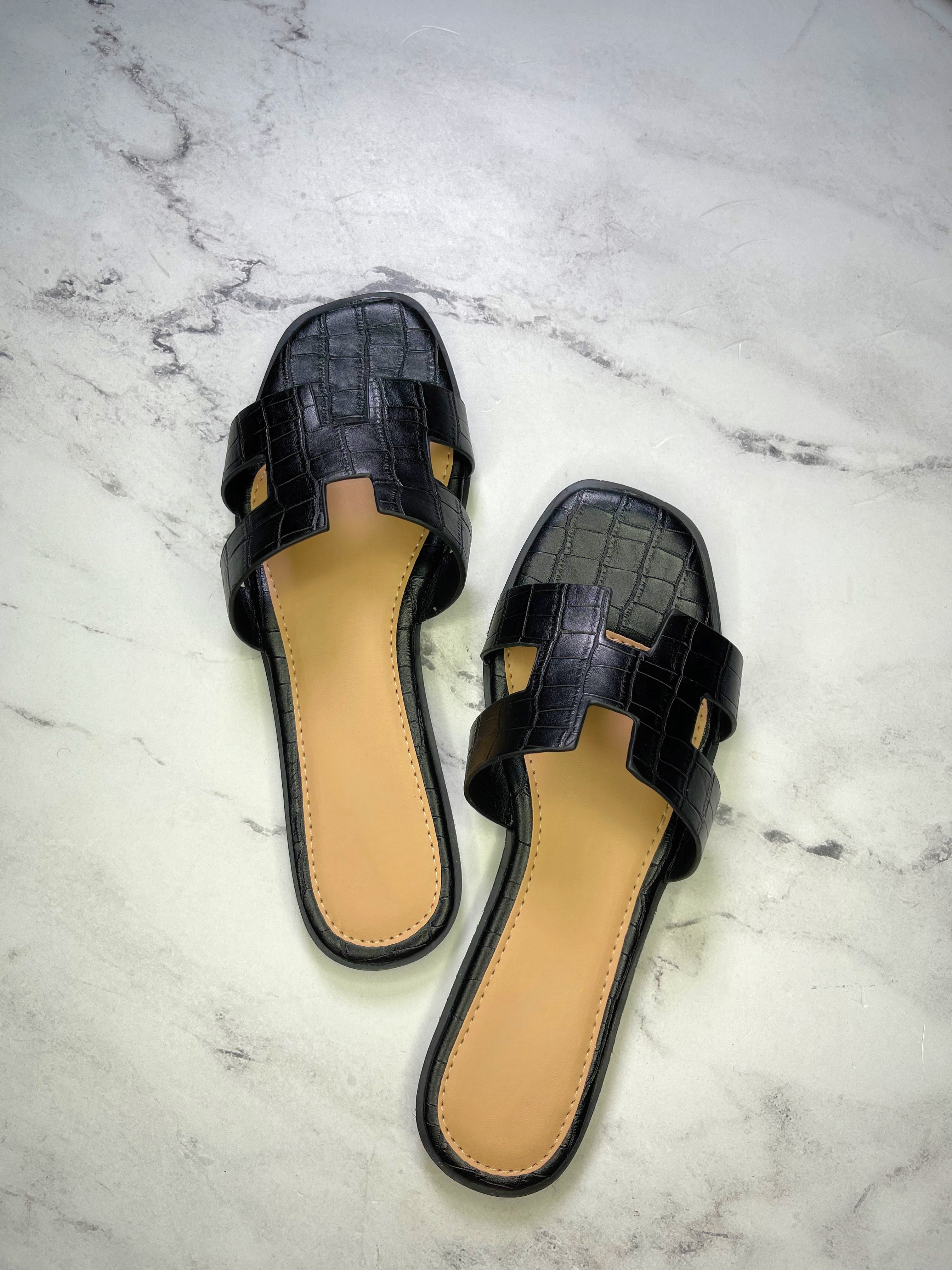 Ivy Sandals-Black - Impoze Style™