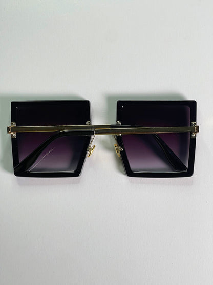 Quinn Bolted Block Sunglasses-Purple