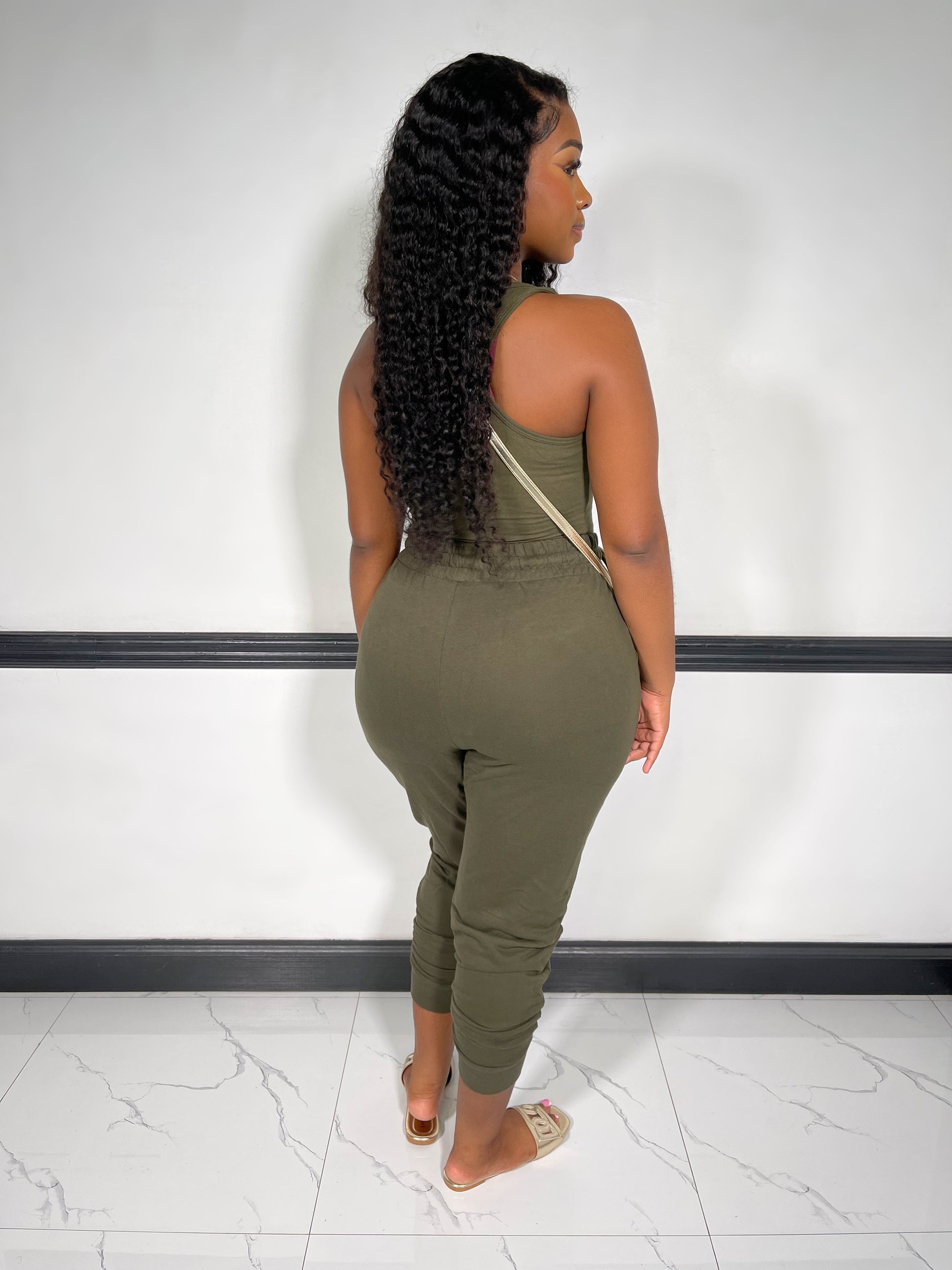 Allison Joggers Set-Dark Olive - Impoze Style™