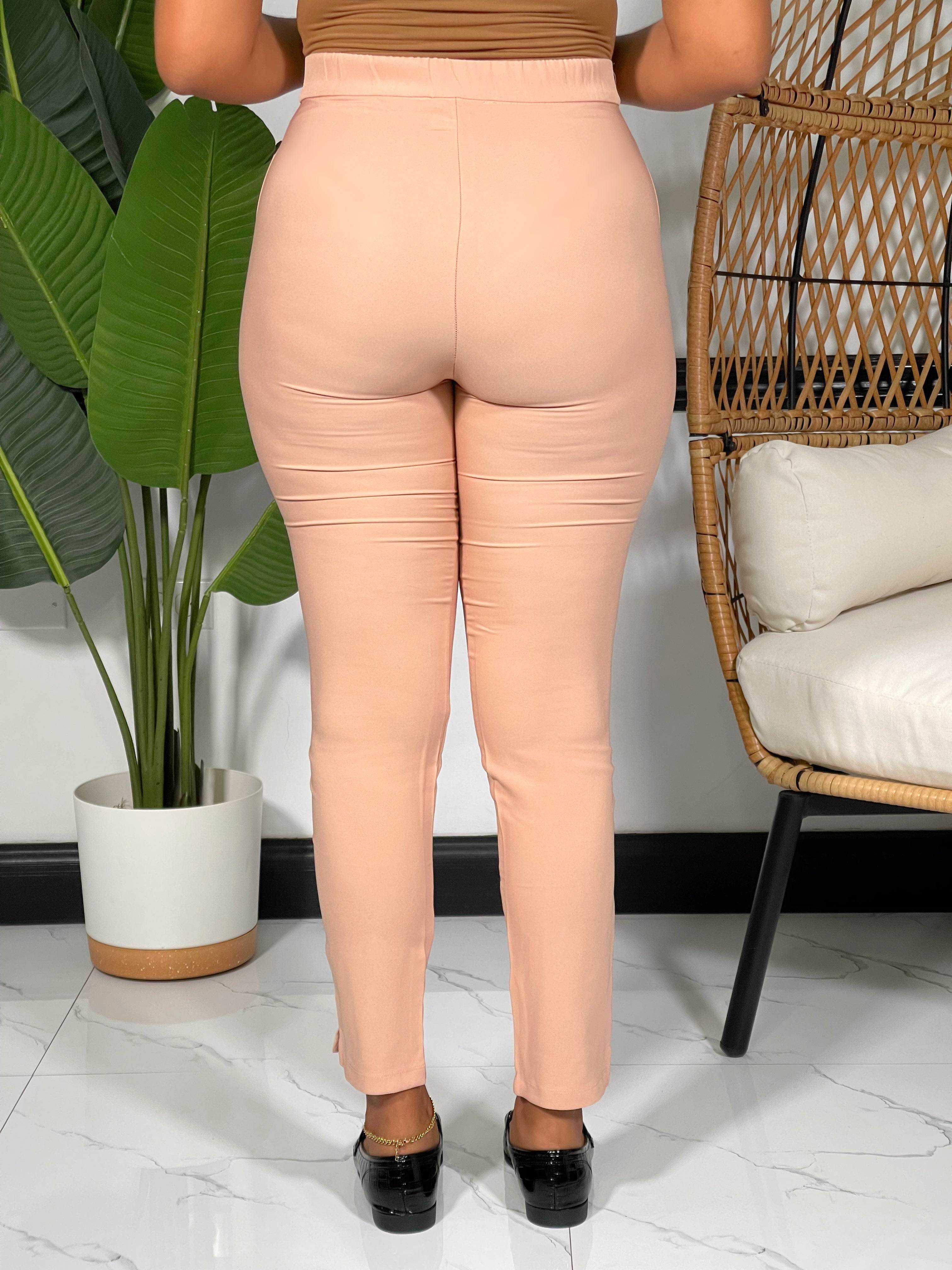 Nina Tailored Pants-Khaki - Impoze Style™