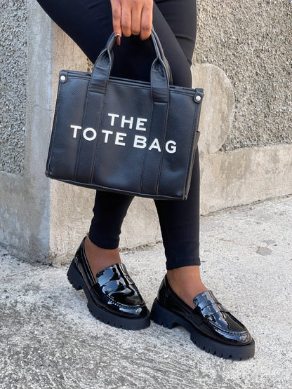 Boss Babe Platform Plain Loafers V-Black[PRE-ORDER]