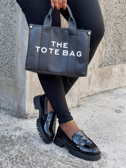 Boss Babe Platform Plain Loafers V-Black[PRE-ORDER]