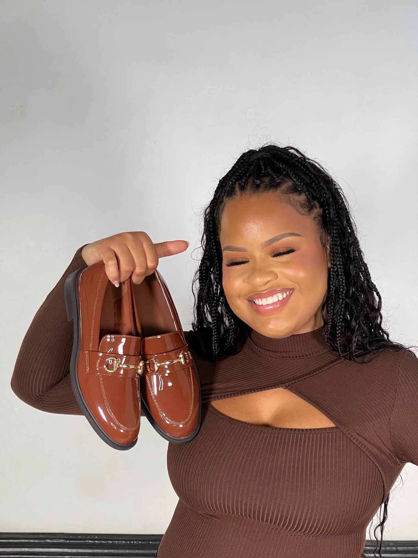 Boss Babe Loafers VII-Brown