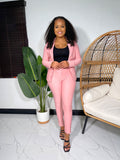 Nina Tailored Pants-Dusty Pink - Impoze Style™
