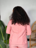 Nelle Pocket Blazer-Dusty Pink - Impoze Style™