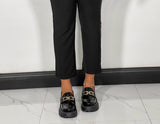 Boss Babe Platform Loafers III-Plain Black - Impoze Style™
