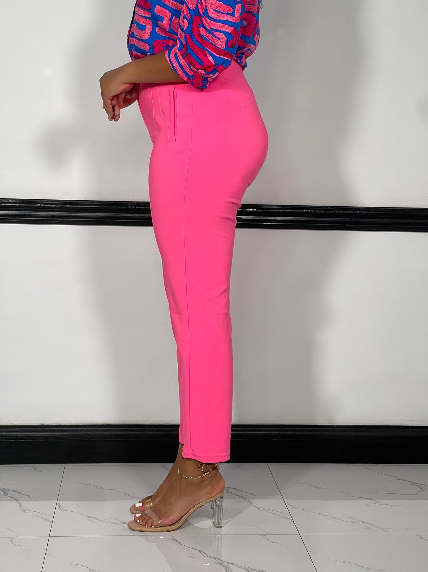 Corporate Chic Pintuck Pants-Pink - Impoze Style™