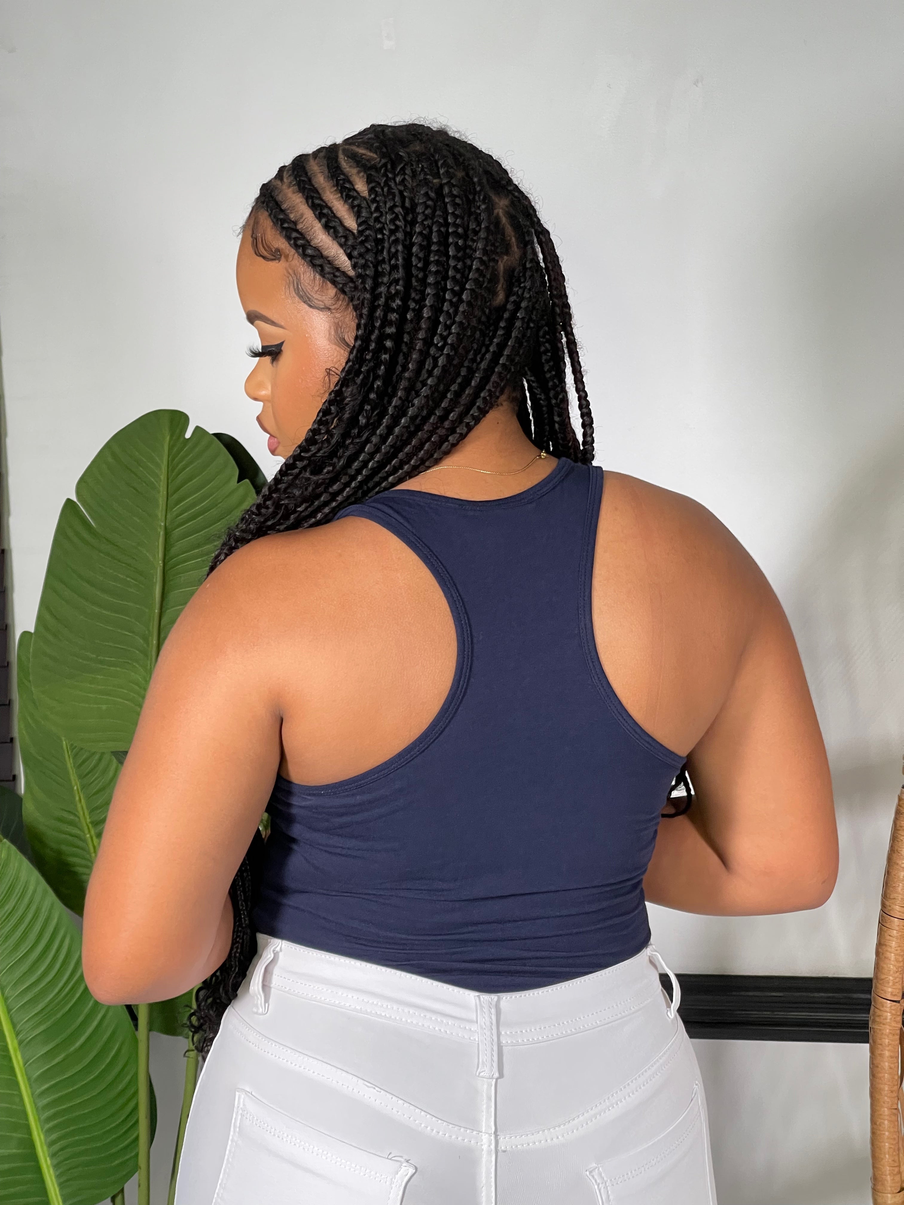 Day In, Day Out Bodysuit-Navy - Impoze Style™