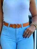Going In Circles Belt-Brown(RESTOCKED)
