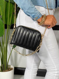 Shanice Faux Leather Bag- Black - Impoze Style™