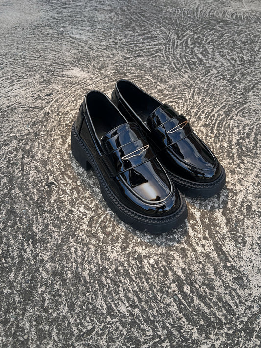 Boss Babe Platform Loafers X-Plain Black