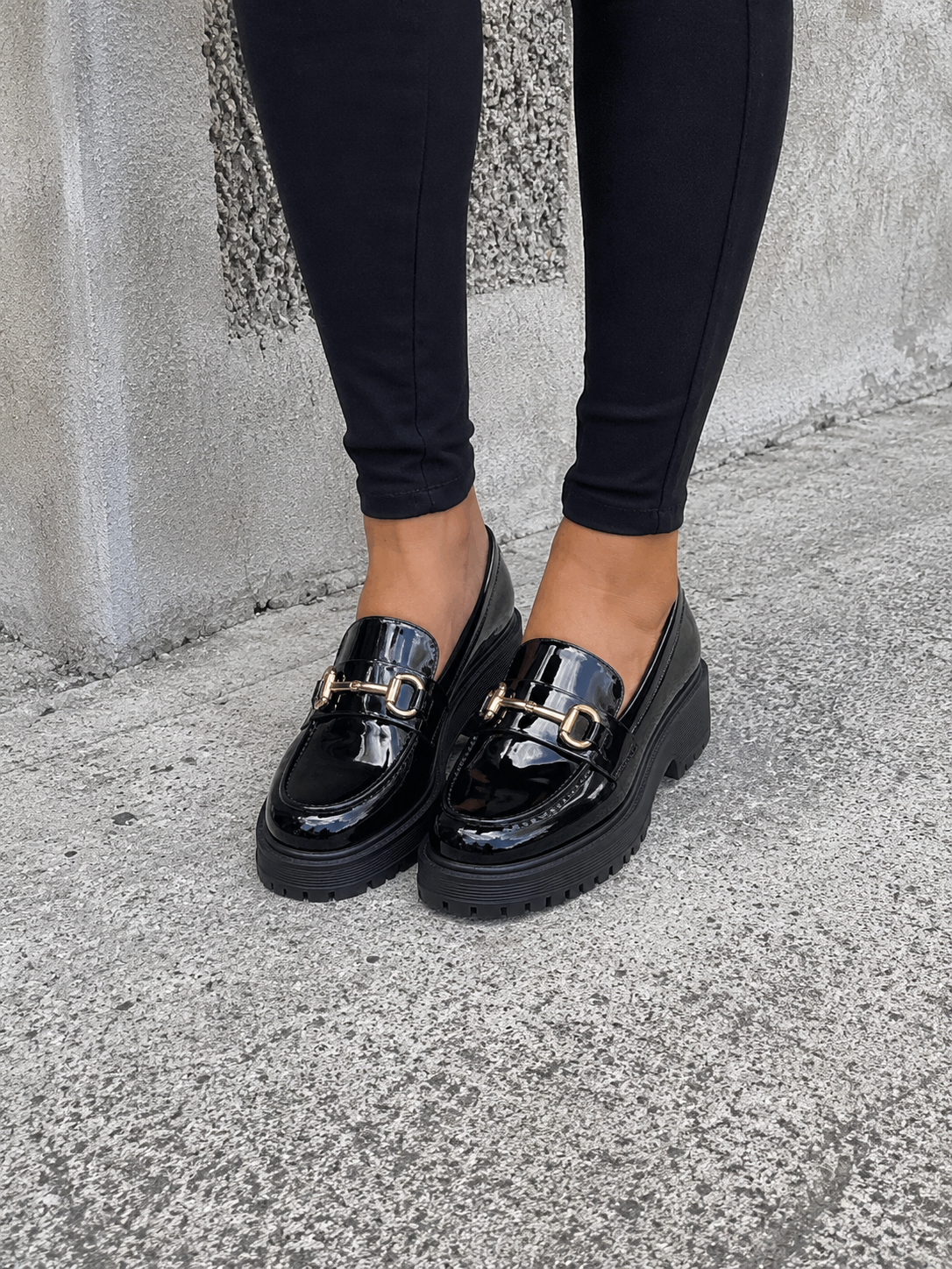 [May 23rd]Boss Babe Platform Loafers IX-Plain Black(Pre-Order)