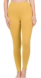 Lecia Basic Leggings-Light Mustard - Impoze Style™