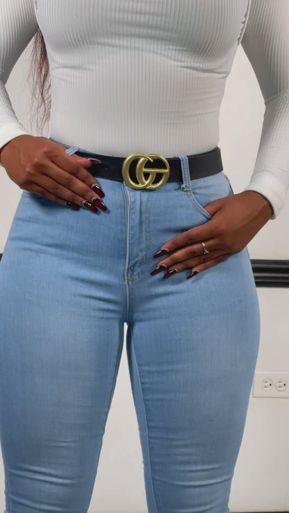 GG Belt-Matte Finish-Black