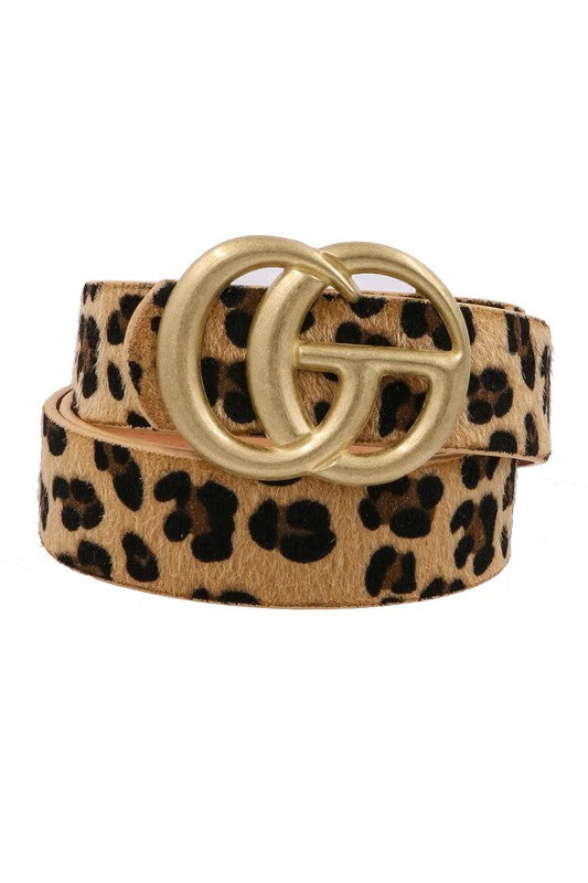 GG Belt-Matte Finish-Leopard - Impoze Style™