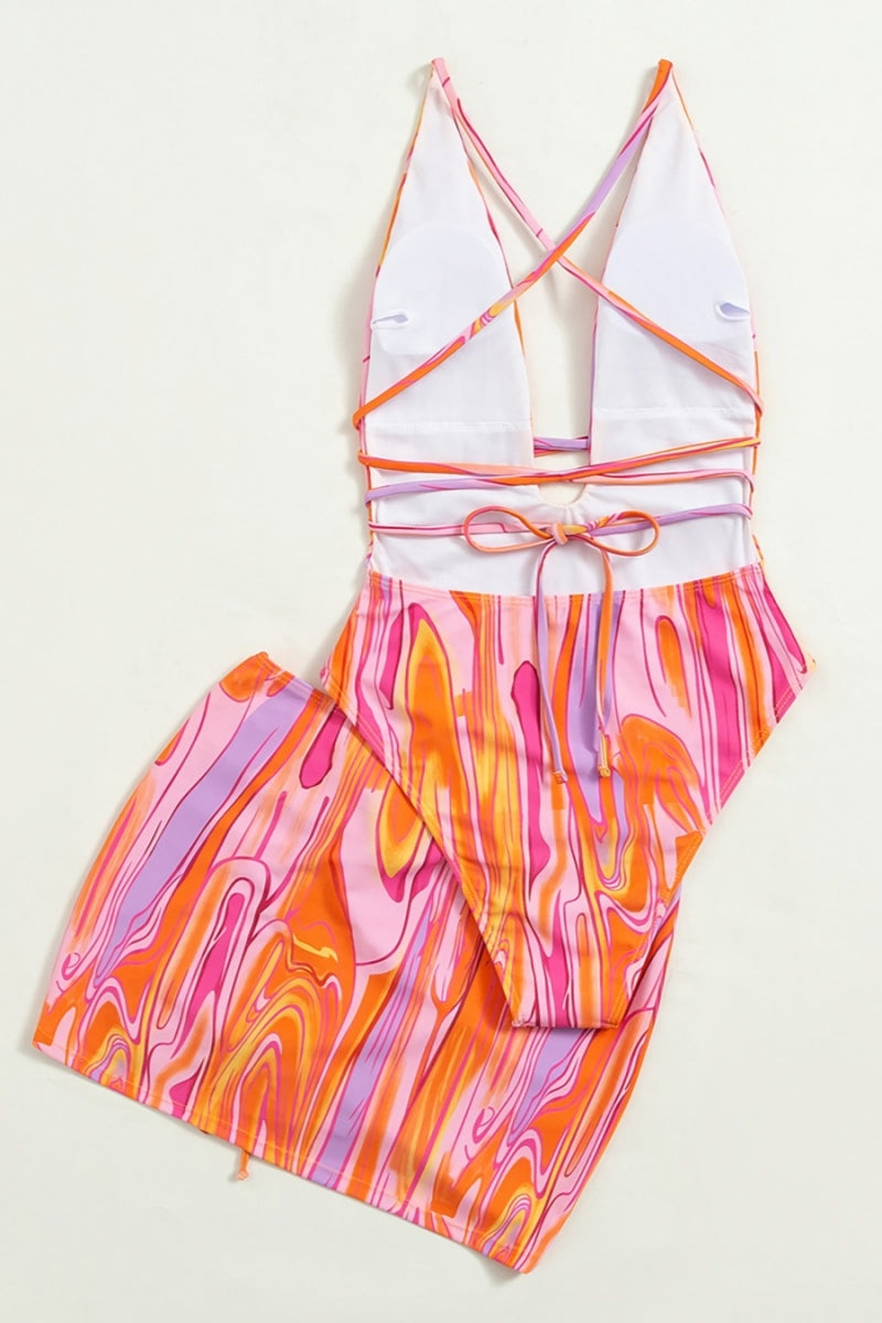 Weekend Getaway Two Piece Swimsuit-Multi - Impoze Style™