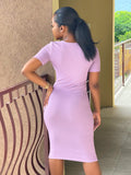 Chill With Me Midi Dress-Orchid - Impoze Style™