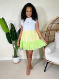 Willow Babydoll Mini Dress-Yellow Multi - Impoze Style™