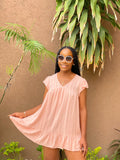 Laurel Mini dress-Peach - Impoze Style™