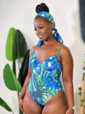 Tropics Chilling Two Piece Swimsuit-Blue/Combo - Impoze Style™
