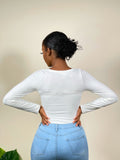 Mel Everyday Bodysuit-White - Impoze Style™