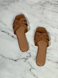 Terry Everyday Sandals-Glossy Tan - Impoze Style™