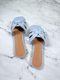 Terry Everyday Sandals-Baby Blue - Impoze Style™