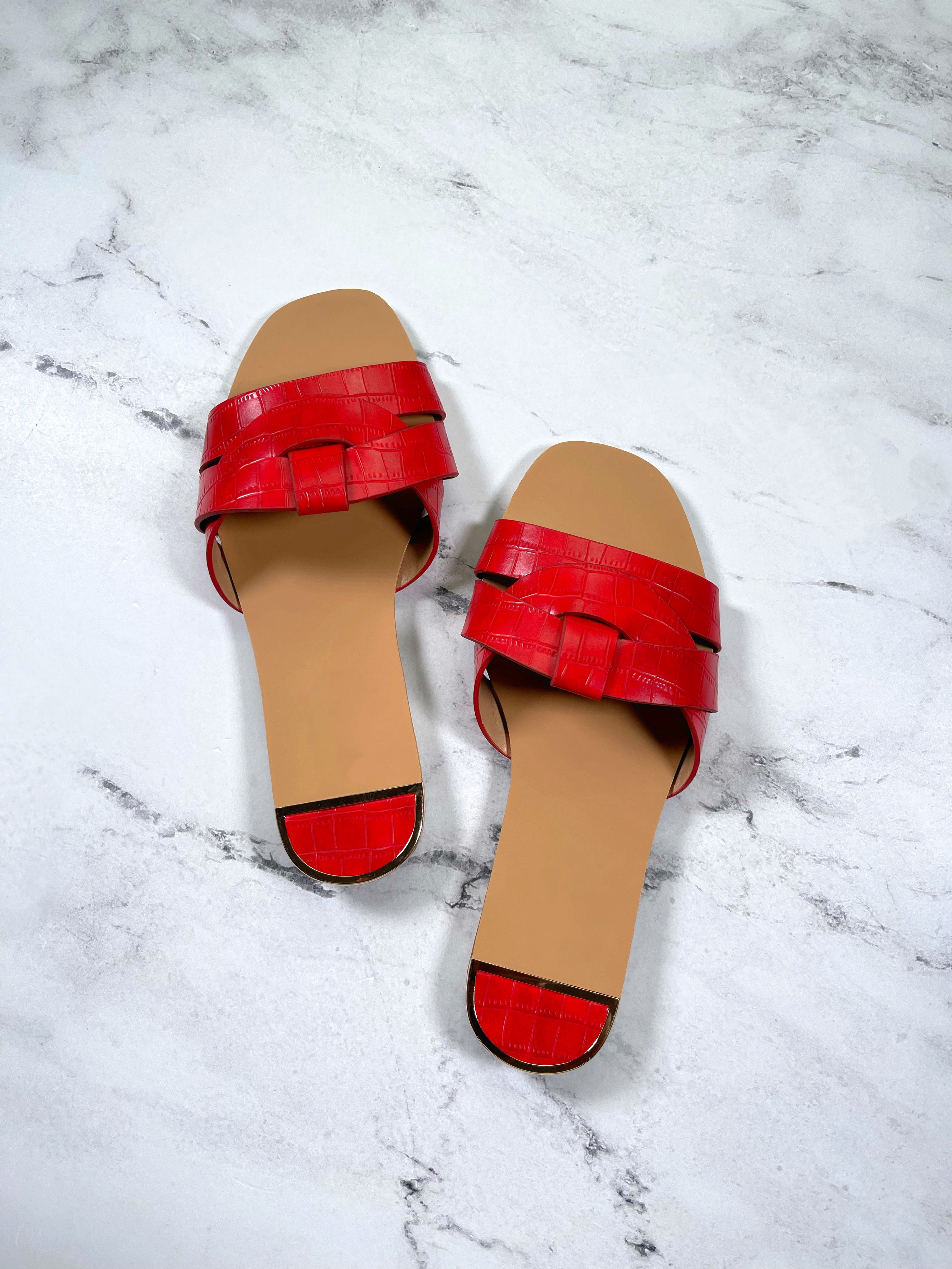 Tanya Everyday Sandals-Red - Impoze Style™