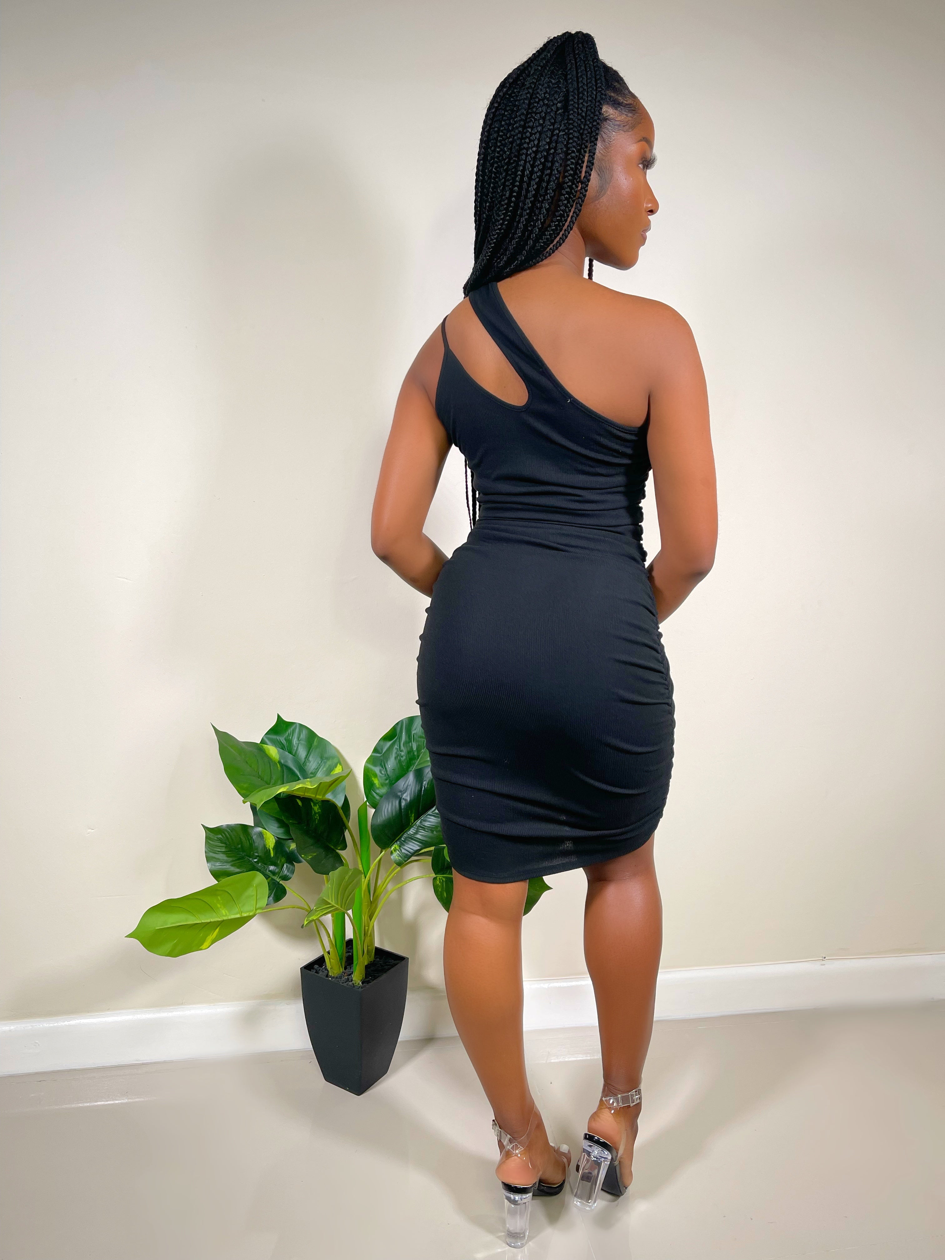 Jade Midi Dress-Black - Impoze Style™