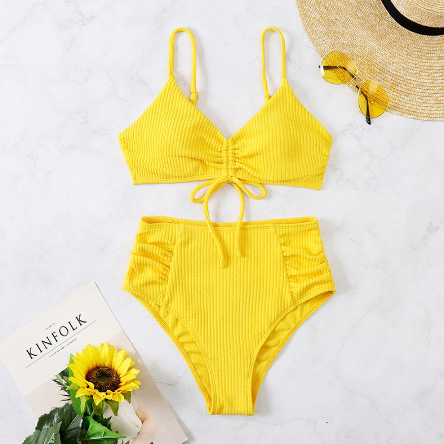 Sunny Adventures Two Piece Swimsuit-Yellow - Impoze Style™