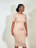 Chill With Me Midi Dress-Latte - Impoze Style™