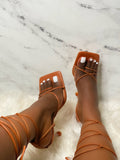 Stella Strappy Heels-Tan - Impoze Style™