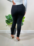 Classic Girl High Rise Skinny Jeans-Black - Impoze Style™