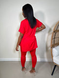 Alexa Leggings Set-Red - Impoze Style™