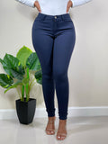 Classic Girl High Rise Skinny Jeans-Navy