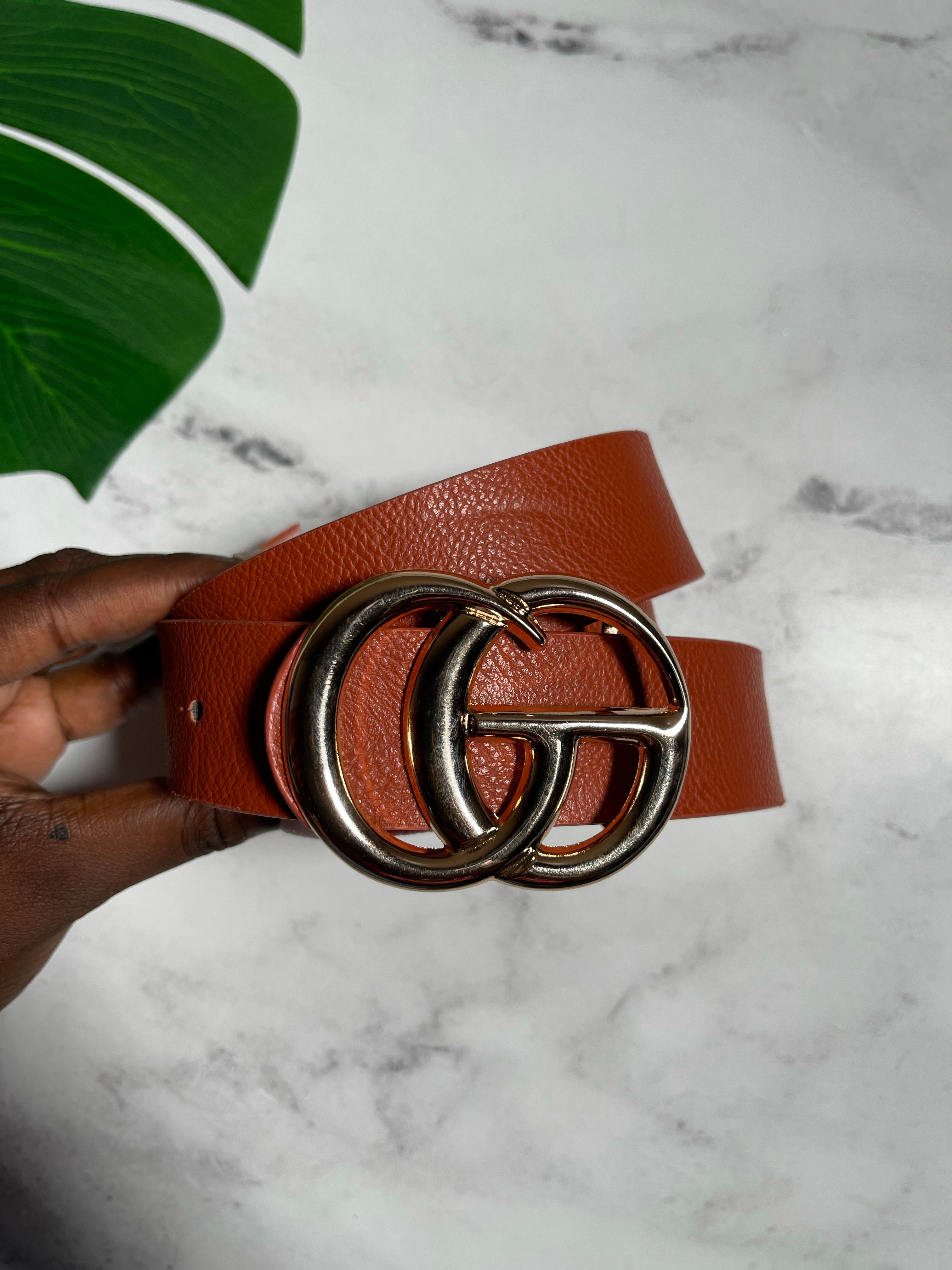 GG Belt-Shiny Finish-Brown - Impoze Style™