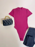 Tara Everyday Bodysuit-Burgundy - Impoze Style™