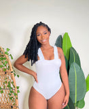 Tropic Feels One Piece Swimsuit-White
