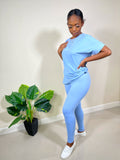Alexa Leggings Set-Spring Blue - Impoze Style™