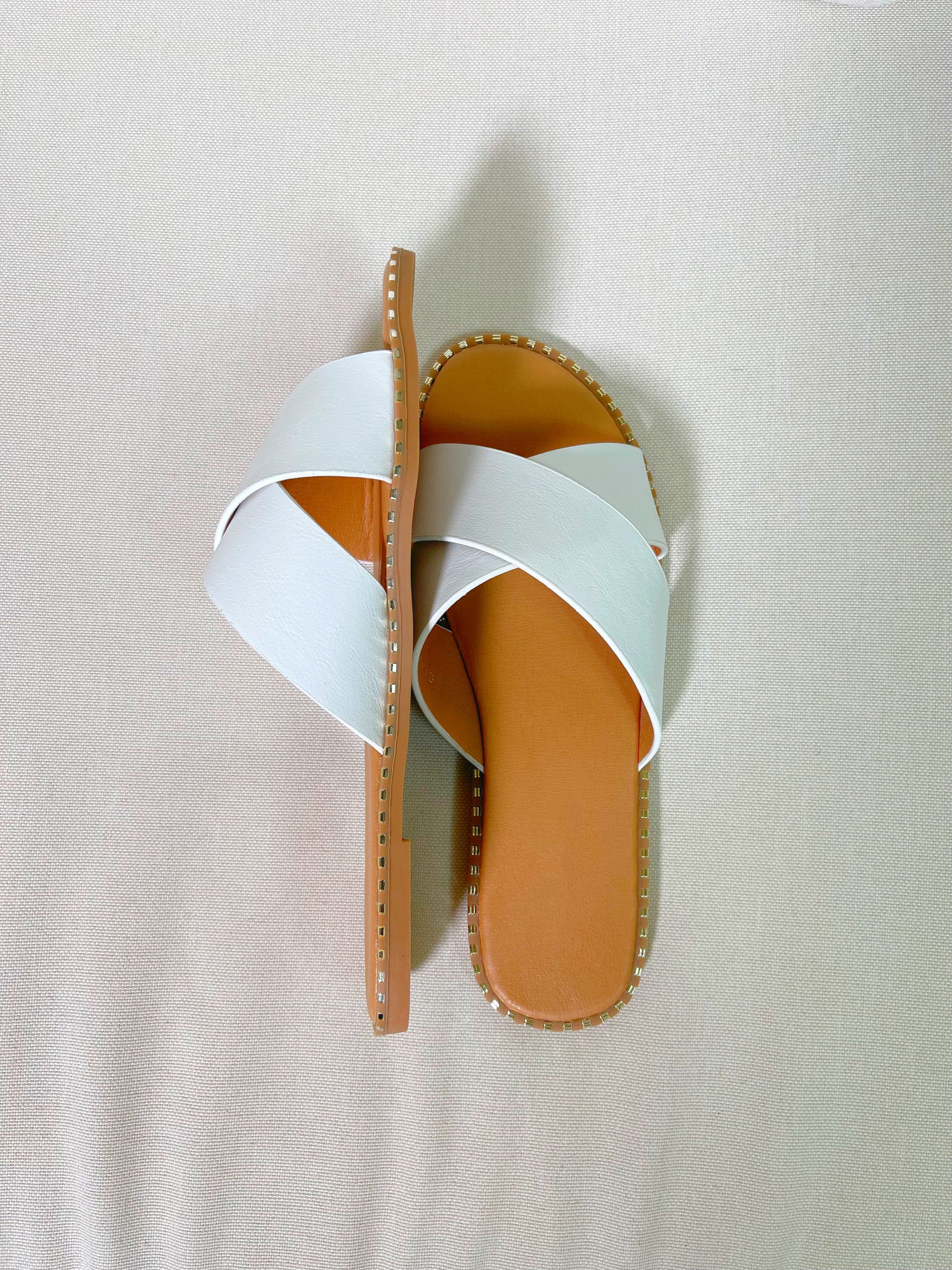 Mona Sandals-White - Impoze Style™